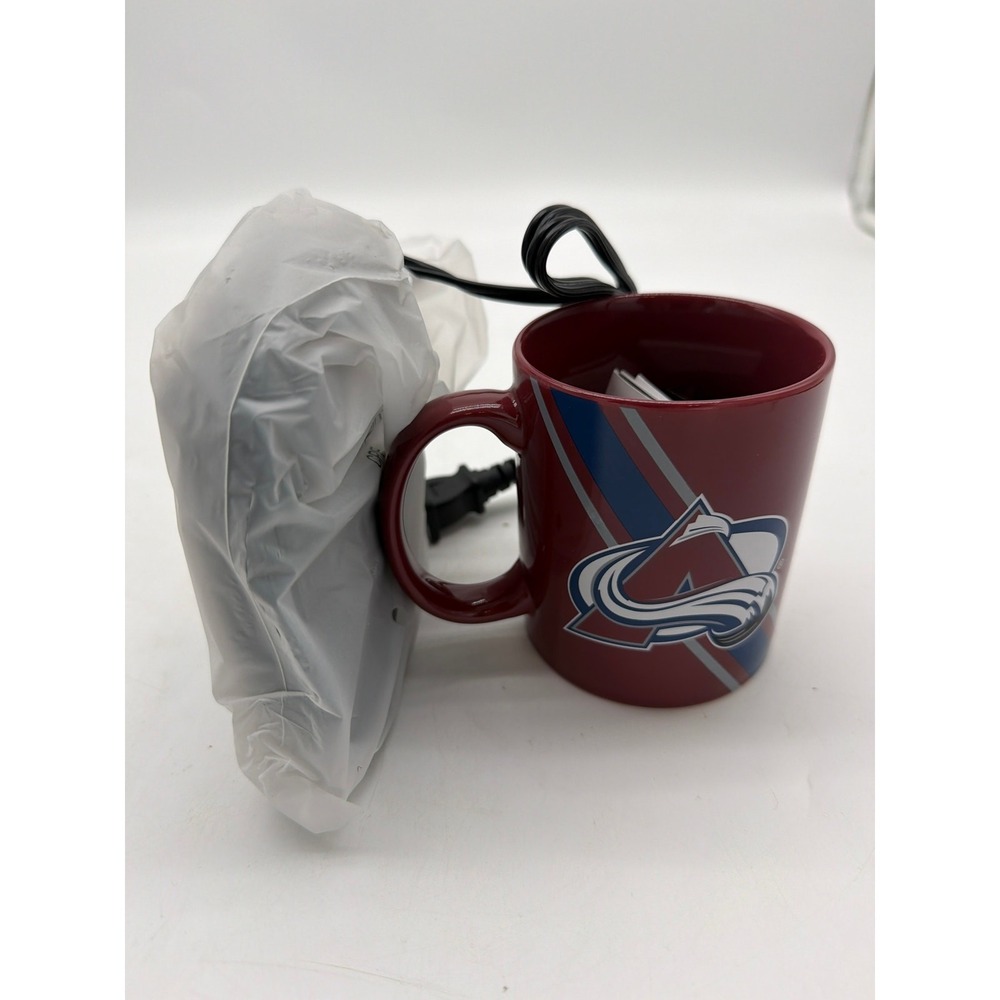 Colorado Avalanche Mug With Mug Warmer‎ NHL Coffee Mug new in box